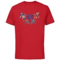 thumbnail image 1 of Marvel Super Heroes Avengers Family Vacation Trip Sis - Short Sleeve Cotton T-Shirt for Adults - Customized-Red, 1 of 5