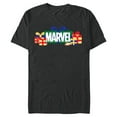 thumbnail image 1 of Marvel Super Heroes Logo Holiday Christmas Gifts & Presents - Short Sleeve Blended T-Shirt for Adults - Customized-Dark Heather, 1 of 5