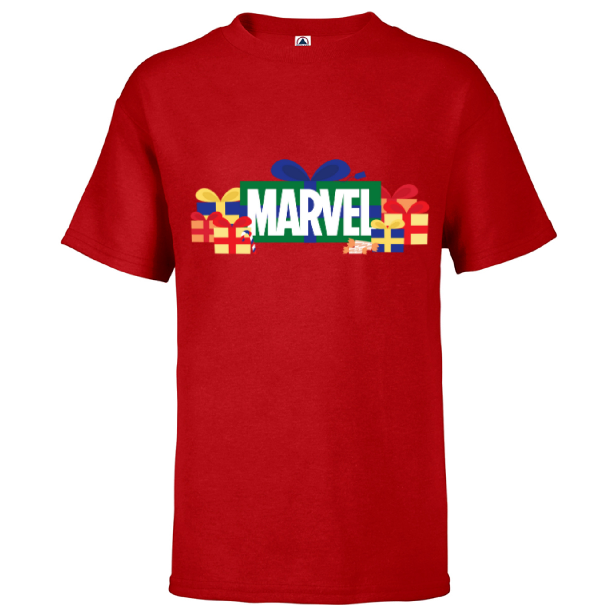 Marvel Super Heroes Logo Holiday Christmas Gifts & Presents Short