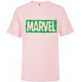 thumbnail image 1 of Marvel Super Heroes Logo Holiday Christmas Wreath - Short Sleeve T-Shirt for Kids - Customized-Soft Pink, 1 of 5