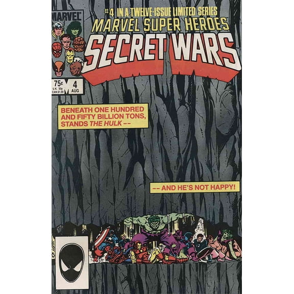 Marvel Super Heroes Secret Wars #4 VF ; Marvel Comic Book
