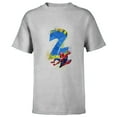 thumbnail image 1 of Marvel Super Heroes Spider-Man 2 Year Old Second Birthday - Short Sleeve T-Shirt for Kids - Customized-Athletic Heather, 1 of 5