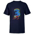 thumbnail image 1 of Marvel Super Heroes Spider-Man 3 Year Old Third Birthday - Short Sleeve T-Shirt for Kids - Customized-Navy, 1 of 5