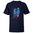 thumbnail image 1 of Marvel Super Heroes Spider-Man 4 Year Old Fourth Birthday - Short Sleeve T-Shirt for Kids - Customized-Navy, 1 of 5