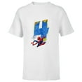 thumbnail image 1 of Marvel Super Heroes Spider-Man 4 Year Old Fourth Birthday - Short Sleeve T-Shirt for Kids - Customized-White, 1 of 5