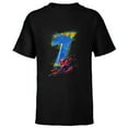 thumbnail image 1 of Marvel Super Heroes Spider-Man 7 Year Old Seventh Birthday - Short Sleeve T-Shirt for Kids - Customized-Black, 1 of 5