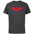 thumbnail image 1 of Marvel Super Heroes Spider-Man Costume Father’s Day Gift Dad - Short Sleeve Cotton T-Shirt for Adults - Customized-Charcoal, 1 of 5