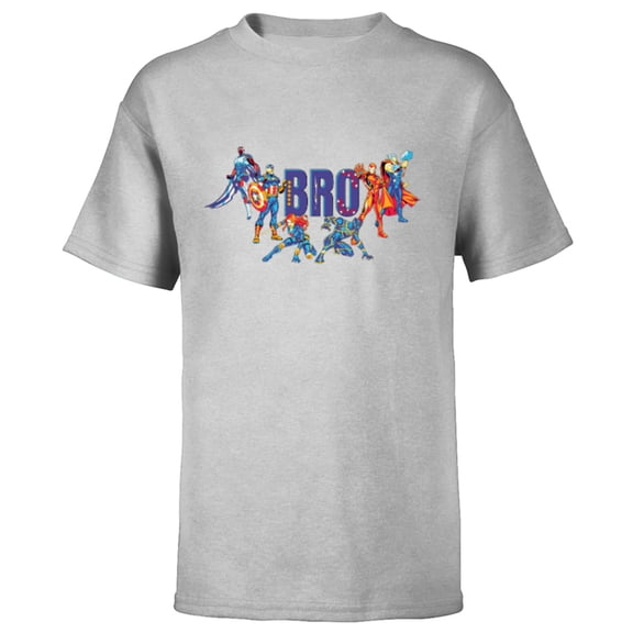 Marvel Super Heroes Spider-Man Costume Mother’s Day Gift Mom - Short Sleeve T-Shirt for Kids - Customized-Athletic Heather