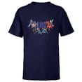 thumbnail image 1 of Marvel Super Heroes Spider-Man Costume Mother’s Day Gift Mom - Short Sleeve T-Shirt for Kids - Customized-Navy, 1 of 5