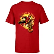 Marvel Super Heroes Spider-Man Trick or Thwip! Halloween - Short Sleeve T-Shirt for Kids - Customized-Red