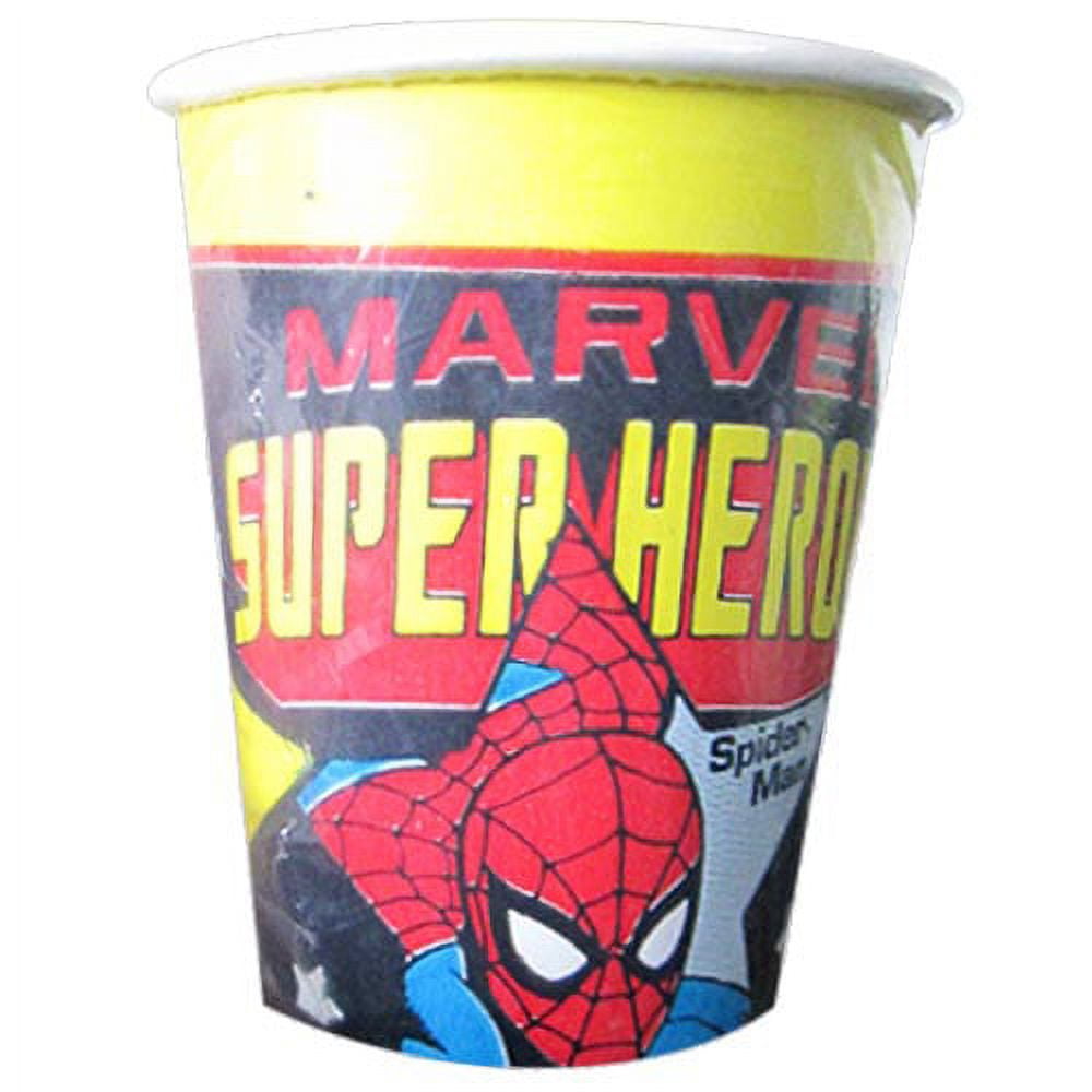 Marvel Super Heroes Vintage 1990 7oz Paper Cups (8ct) - Walmart.com