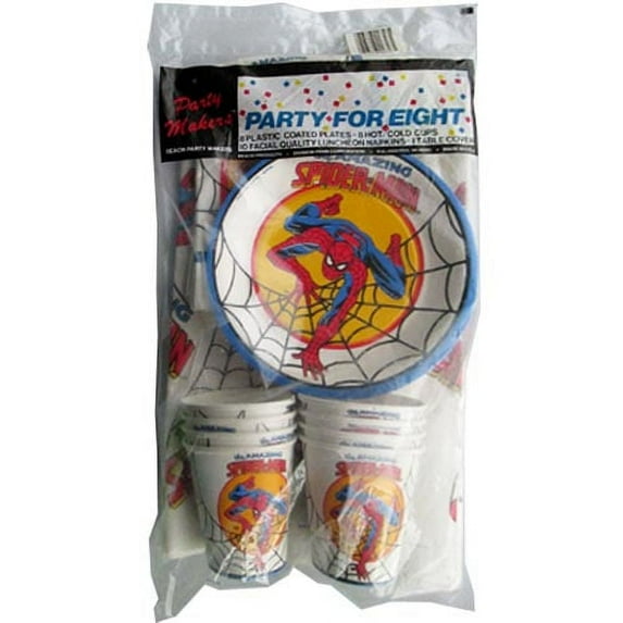 Marvel Super Heroes Vintage 1990 Assorted Plastic Party Favors for 8 (27pc)