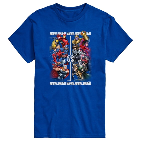 Marvel - Super Heroes Vs Villains - Men's Short Sleeve Graphic Tee
