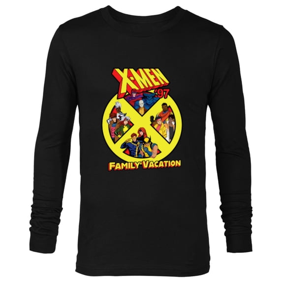 Marvel Super Heroes X-Men ’97 Trip Matching Family Vacation - Long Sleeve T-Shirt for Men - Customized-Black