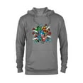 thumbnail image 1 of Marvel Super Heroes in Action Holiday - Pullover Hoodie for Adults - Customized-Athletic Heather, 1 of 5