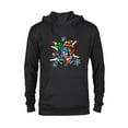thumbnail image 1 of Marvel Super Heroes in Action Holiday - Pullover Hoodie for Adults - Customized-Black, 1 of 5