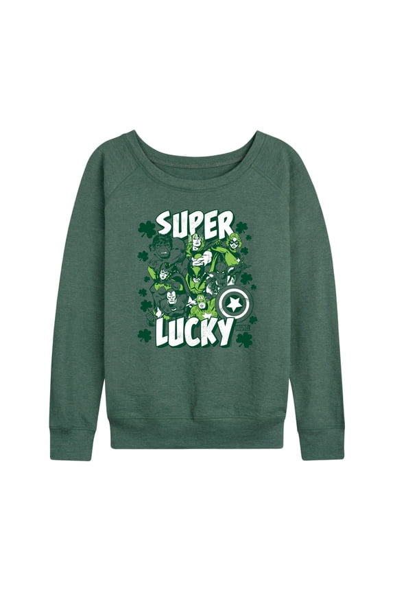 - Super Lucky - Women's French Terry Pullover Sweatshirt