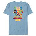 thumbnail image 1 of Marvel Super Women Family Party Dad of the Birthday Girl - Short Sleeve Blended T-Shirt for Adults - Customized-Ocean Blue, 1 of 5