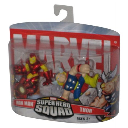Marvel Superhero Squad (2006) Series 8 2-Pack Iron Man & Thor Hasbro Figure Set