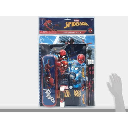 Marvel Superheroes Spiderman All-In-One Education Stationery Set ...