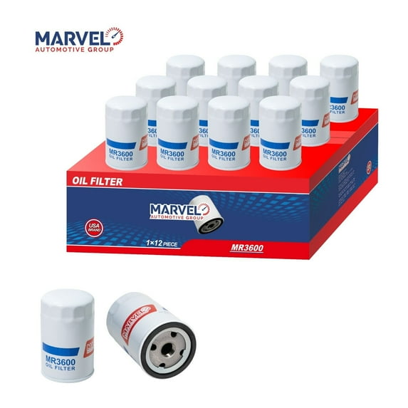 Marvel Synthetic Engine Oil Filter MR3600 (ElEE-6714-AA, FL-400A, 5281090) fits Chrysler, Dodge, Ford, Jeep, Lincoln, Mazda, Mercury