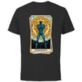 thumbnail image 1 of Marvel Tarot Arcana Black Panther as the Judgement Card - Short Sleeve Cotton T-Shirt for Adults - Customized-Black, 1 of 5