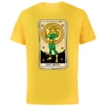 thumbnail image 1 of Marvel Tarot Arcana Loki as the Devil Card - Short Sleeve Cotton T-Shirt for Adults - Customized-Yellow, 1 of 5