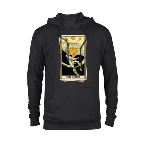 Marvel Tarot Arcana Moon Knight as the Moon Card - Pullover Hoodie for Adults - Customized-Black