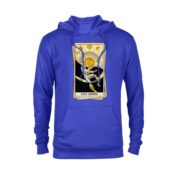 Marvel Tarot Arcana Moon Knight as the Moon Card - Pullover Hoodie for Adults - Customized-Royal
