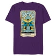 thumbnail image 1 of Marvel Tarot Arcana Thanos as the Emperor Card - Short Sleeve Blended T-Shirt for Adults - Customized-Purple, 1 of 5