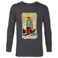 thumbnail image 1 of Marvel Tarot Doctor Strange as the Magician Card - Long Sleeve T-Shirt for Men - Customized-Charcoal Heather, 1 of 5