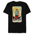 thumbnail image 1 of Marvel Tarot Doctor Strange as the Magician Card - Short Sleeve Blended T-Shirt for Adults - Customized-Black, 1 of 5
