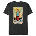 thumbnail image 1 of Marvel Tarot Doctor Strange as the Magician Card - Short Sleeve Blended T-Shirt for Adults - Customized-Dark Heather, 1 of 5