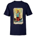 thumbnail image 1 of Marvel Tarot Doctor Strange as the Magician Card - Short Sleeve T-Shirt for Kids - Customized-Navy, 1 of 5