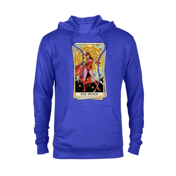 Marvel Tarot Scarlet Witch as the Witch Card - Pullover Hoodie for Adults - Customized-Royal