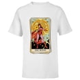 thumbnail image 1 of Marvel Tarot Scarlet Witch as the Witch Card - Short Sleeve T-Shirt for Kids - Customized-White, 1 of 5