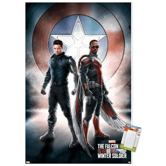 Marvel TeleVision - Falcon and Winter Soldier - One Sheet Wall Poster, 14.725" x 22.375"