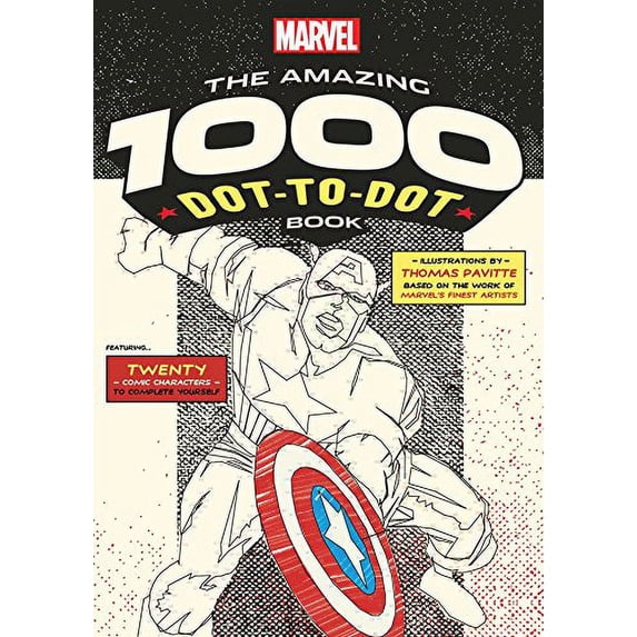 Pre-Owned Marvel: The Amazing 1000 Dot-To-Dot Book (Paperback) 1626867844 9781626867840