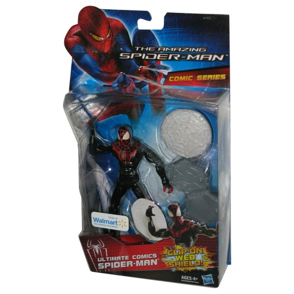 Marvel The Amazing Spider-Man Comic Series (2012) Ultimate Comics Figure w/ Clip-On Web Shield - (Wal-Mart Exclusive)
