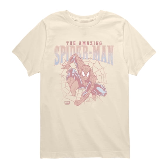 Marvel - The Amazing Spider-Man Web - Youth Boys Short Sleeve Graphic T-Shirt