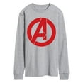 thumbnail image 1 of Marvel The Avengers - A Logo - Adult Long Sleeve Graphic T-Shirt, 1 of 5