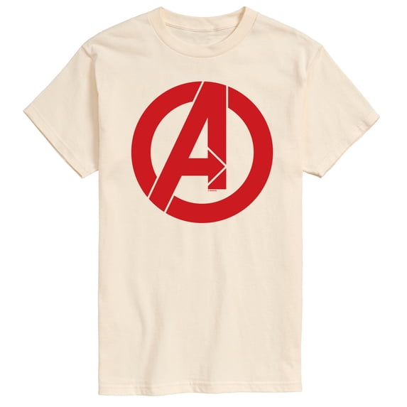 Marvel The Avengers - A Logo - Adult Short Sleeve Graphic T-Shirt