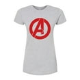 thumbnail image 1 of Marvel The Avengers - A Logo - Juniors Fitted Graphic T-Shirt, 1 of 5