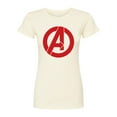 thumbnail image 1 of Marvel The Avengers - A Logo - Juniors Fitted Graphic T-Shirt, 1 of 5