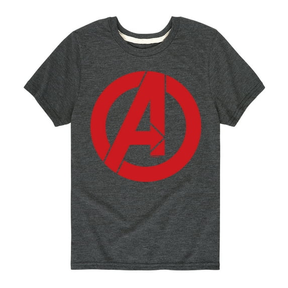 Marvel The Avengers - A Logo - Toddler And Youth Short Sleeve Graphic T-Shirt