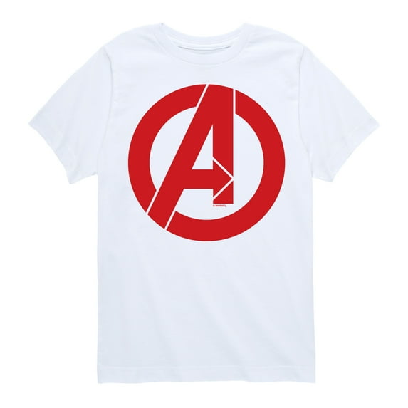 Marvel The Avengers - A Logo - Toddler And Youth Short Sleeve Graphic T-Shirt