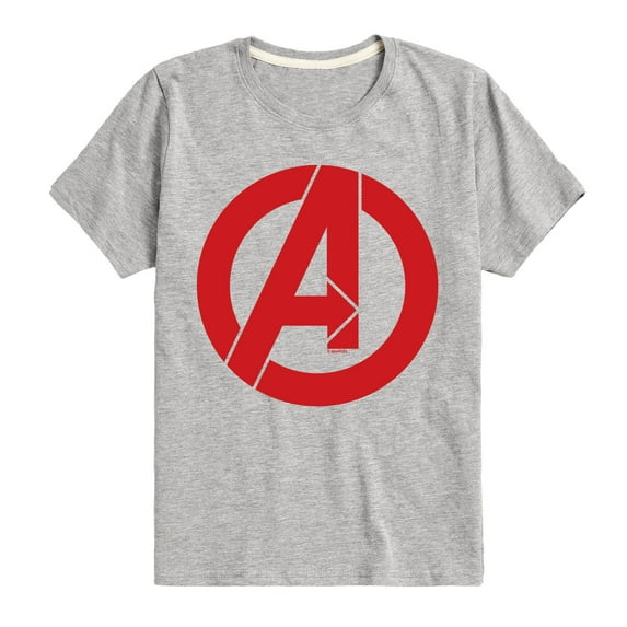 Marvel The Avengers - A Logo - Toddler And Youth Short Sleeve Graphic T-Shirt