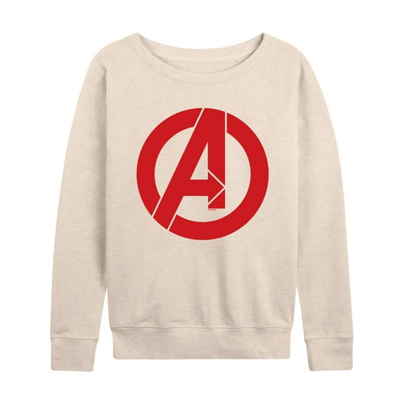 Marvel The Avengers - A Logo - Women's French Terry Pullover Sweatshirt