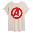 thumbnail image 1 of Marvel The Avengers - A Logo - Women's Oversized Graphic T-Shirt, 1 of 5