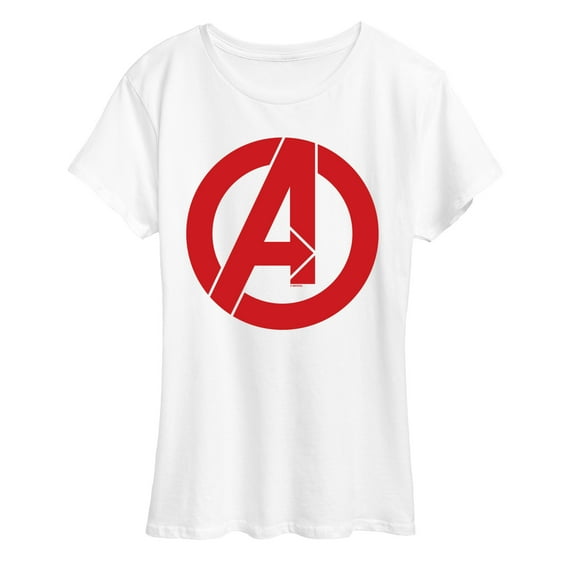 Marvel The Avengers - A Logo - Women's Short Sleeve Graphic T-Shirt